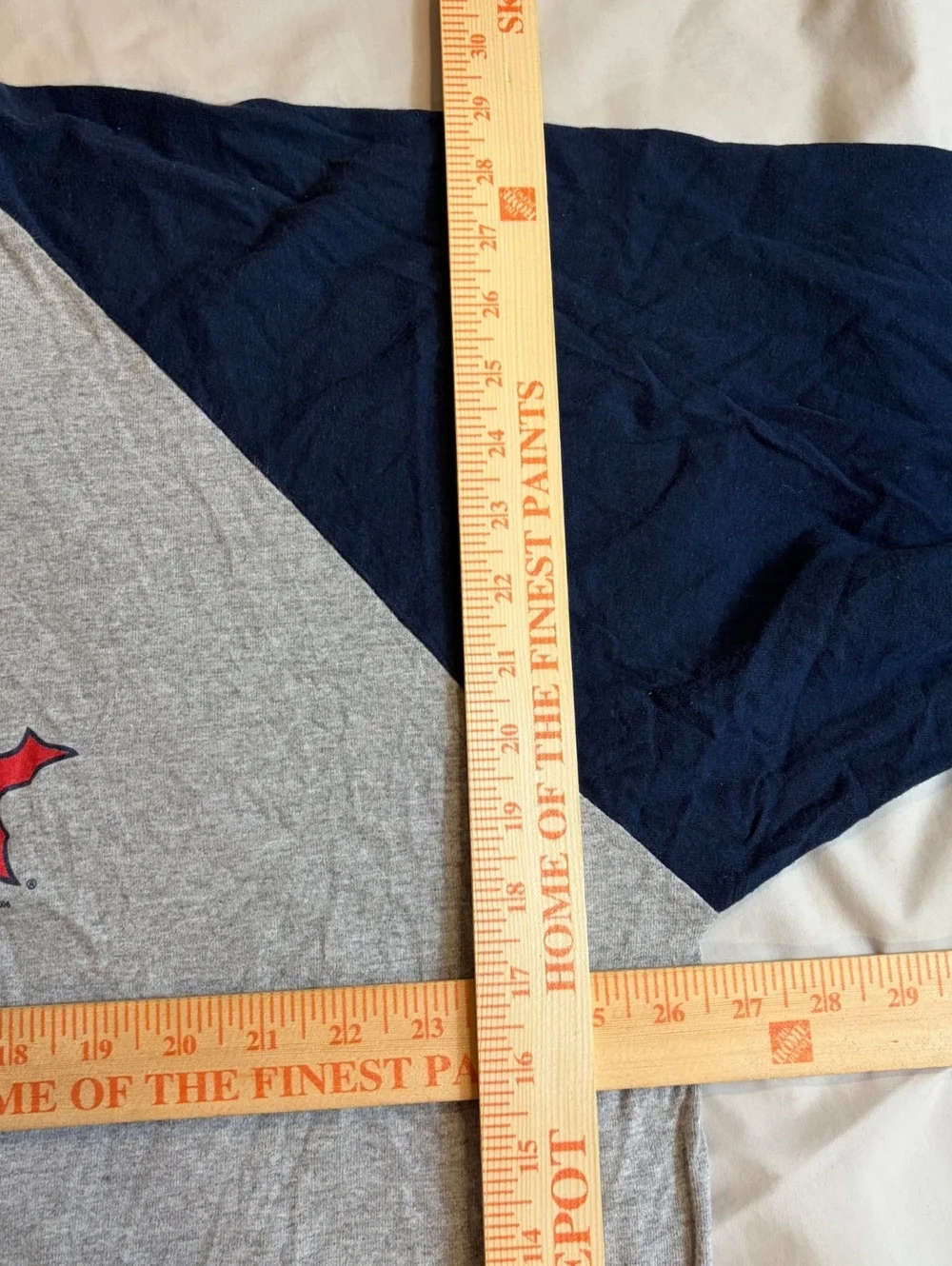 Vintage USA Made Adidas Boston Red Sox 3/4 Raglan Shirt Mens 2XL MLB Grey